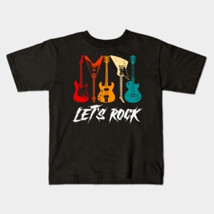 Guitar Player Guitarist Music Lover Kids T-Shirt